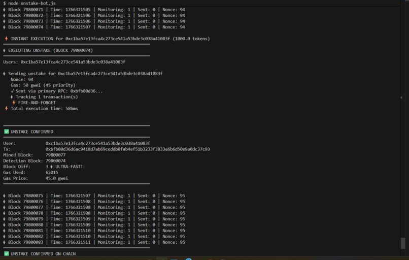 Fast-Unstake – screenshot 3