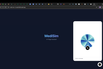 MediSim: The AI Triage Nurse