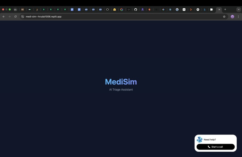 MediSim: The AI Triage Nurse – screenshot 2