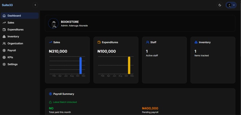 suite33 – screenshot 2