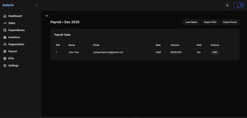 suite33 – screenshot 4