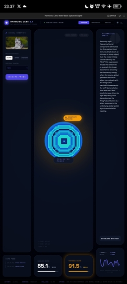 Harmonic Lens: AI Spectral Interpretability Engine – screenshot 1