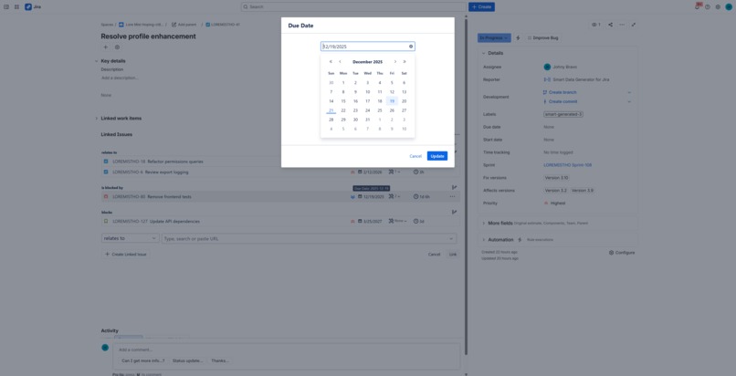 Issue Organizer for Jira – screenshot 3
