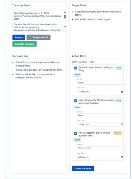 SprintScribe AI – screenshot 4