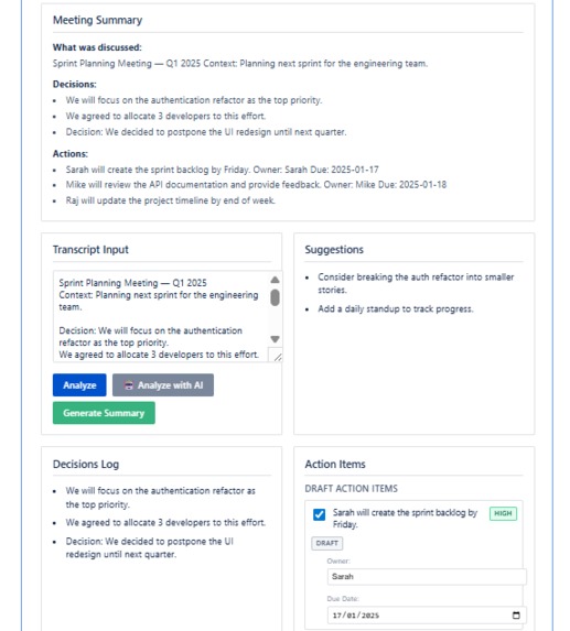 SprintScribe AI – screenshot 8