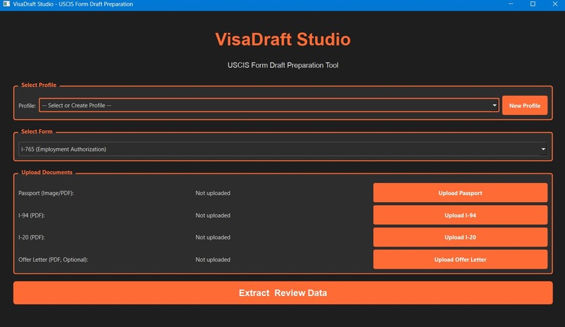 VisaPilot – screenshot 1