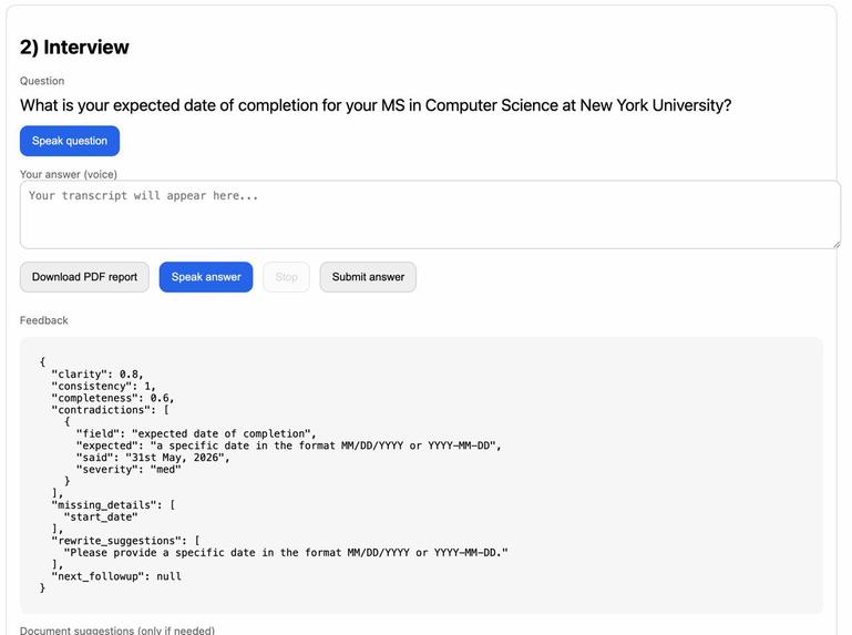 VisaPulse – screenshot 2