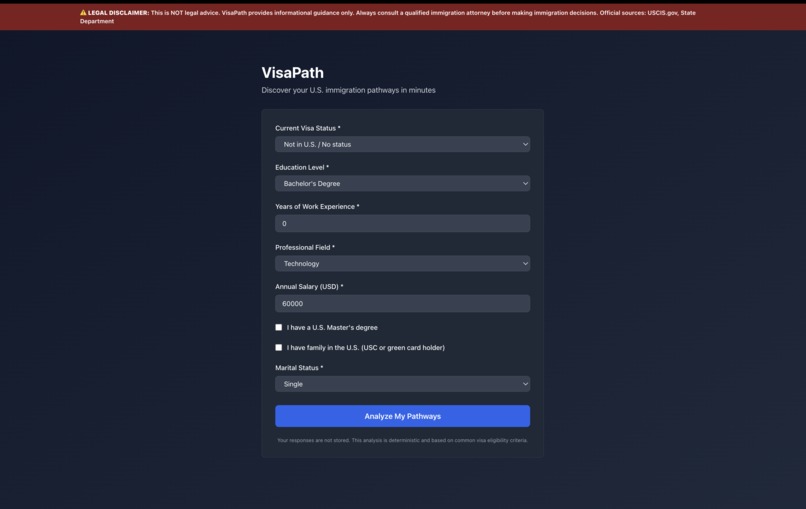 VisaPath – screenshot 3