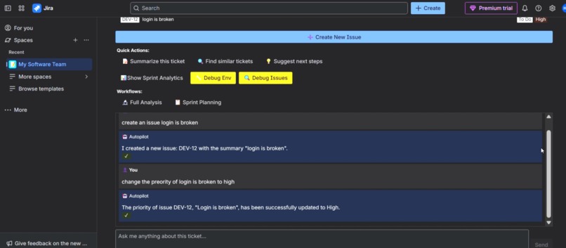 Jira Autopilot (AI Agent) – screenshot 1