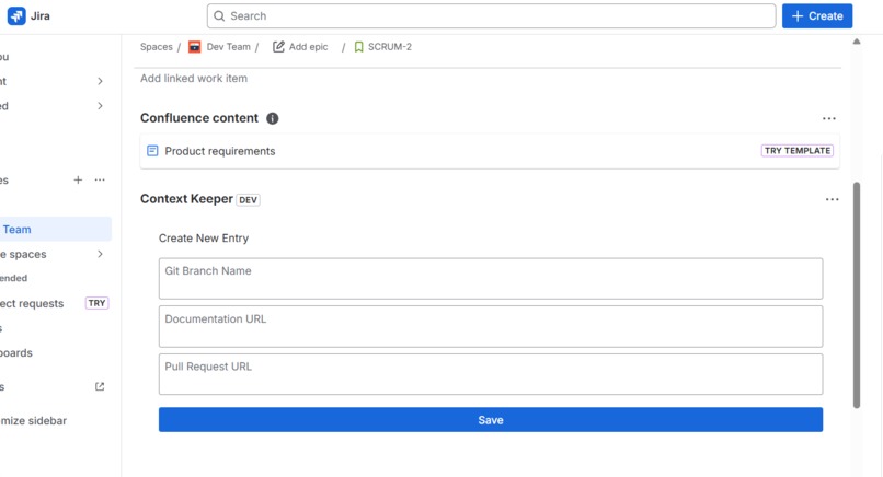 Context Keeper – screenshot 3