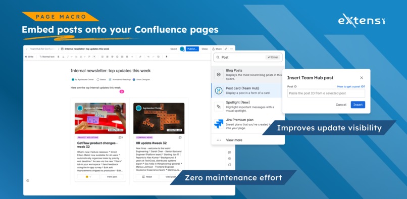 Team Hub for Confluence – screenshot 5