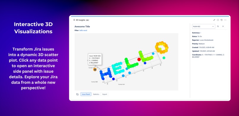 3D Insights for Jira – screenshot 1