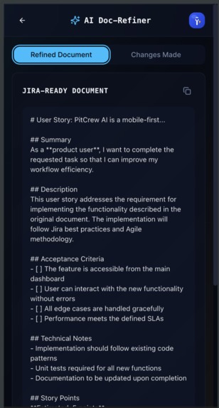 Pitcrew AI – screenshot 7