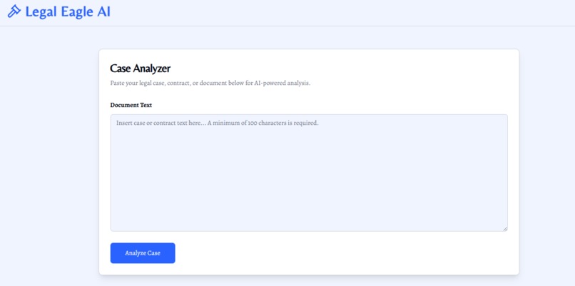 Legal Eagle AI – screenshot 1