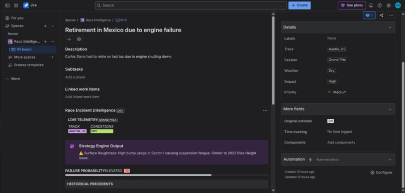 Race Incident Intelligence System – screenshot 1