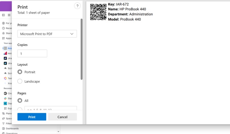 Asset QR Manager – screenshot 2
