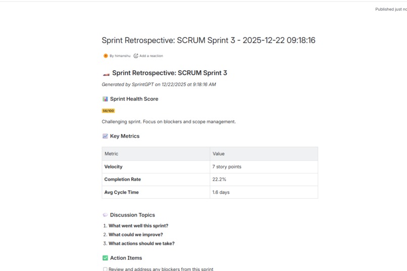 SprintGPT – screenshot 3