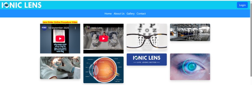 Lens Factory Home Page – screenshot 3