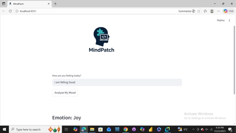 MindPatch - Mental Health Support App – screenshot 3