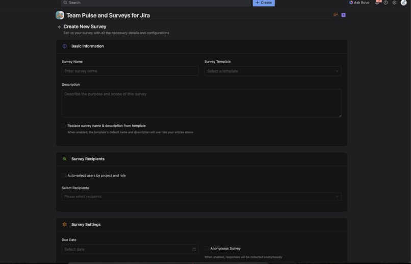 Team Pulse and Surveys for Jira – screenshot 2