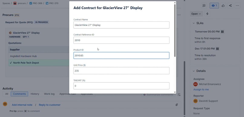 Procurement Solution – screenshot 4