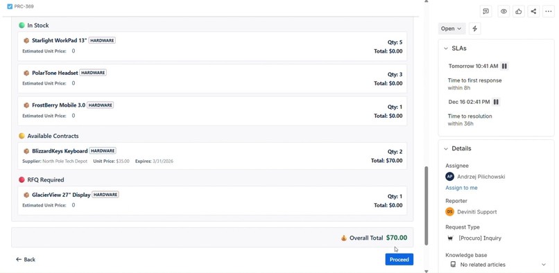 Procurement Solution – screenshot 6