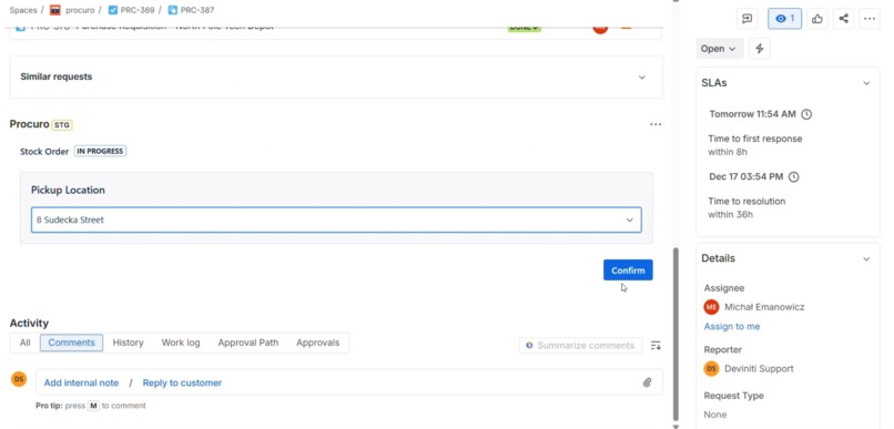 Procurement Solution – screenshot 5