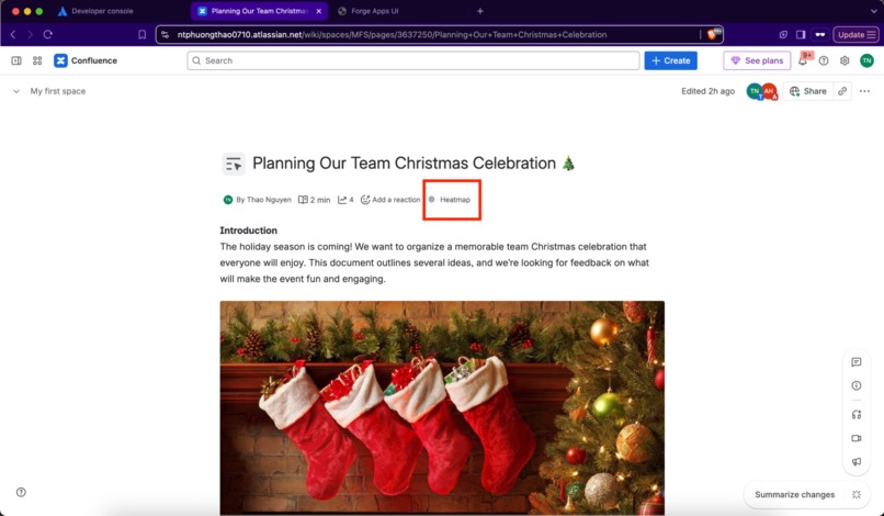 Confluence Heatmap – screenshot 1