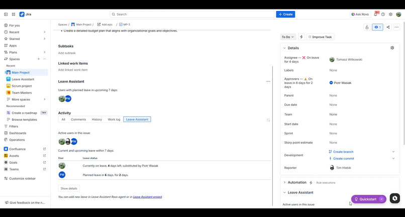 Leave Assistant – screenshot 6