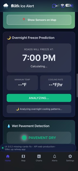 Black ice detection – screenshot 10