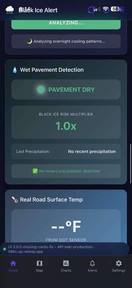Black ice detection – screenshot 8