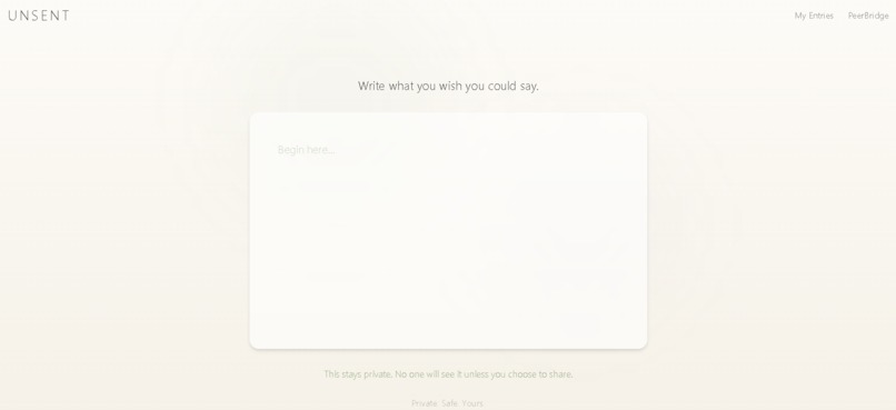 UNSENT – screenshot 2