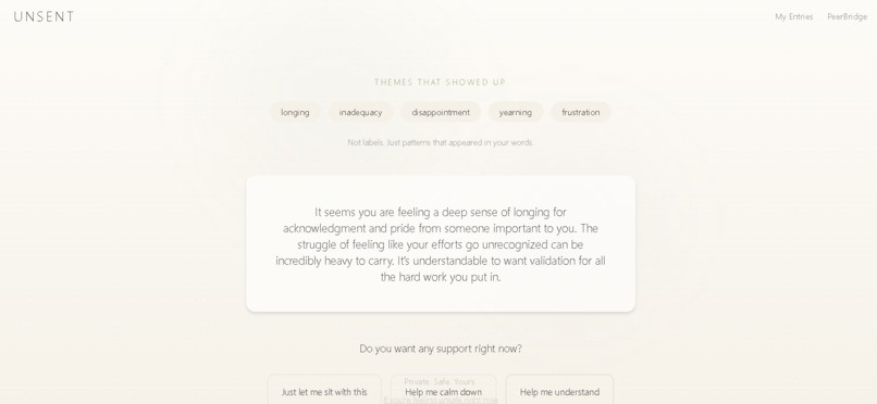 UNSENT – screenshot 3