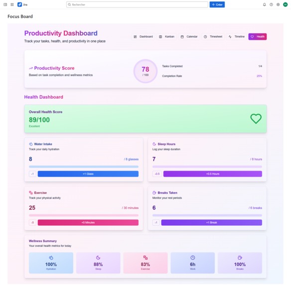 TaskFlow: Wellness & Productivity – screenshot 1
