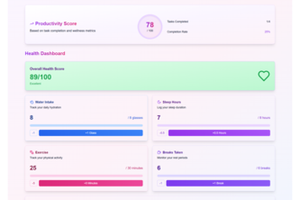 TaskFlow: Wellness & Productivity
