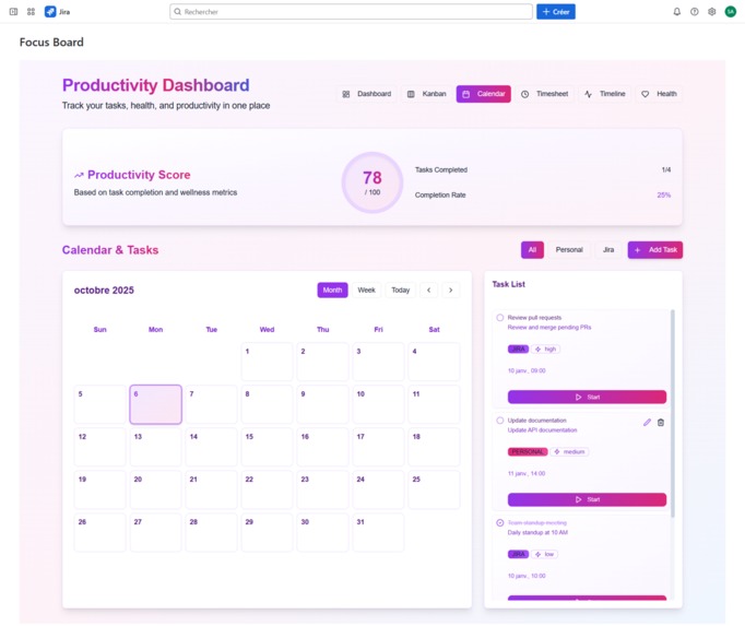 TaskFlow: Wellness & Productivity – screenshot 2