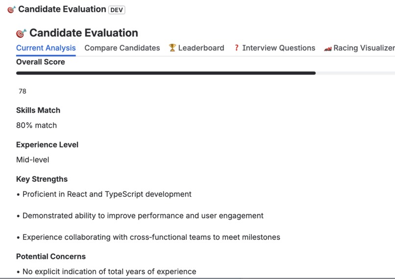 TalentScan – screenshot 1