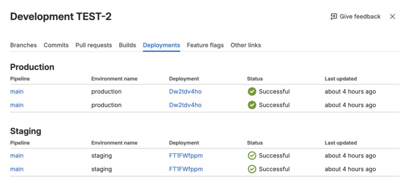 Vercel DevOps for Jira – screenshot 1