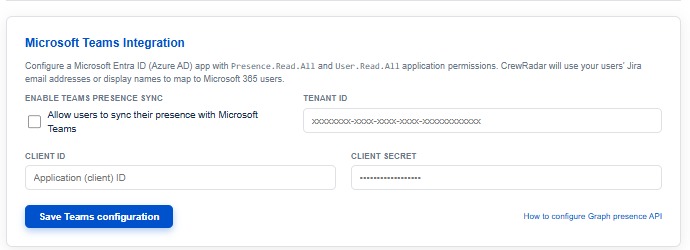 CrewRadar Presence Assignment (with Teams Integration) – screenshot 10