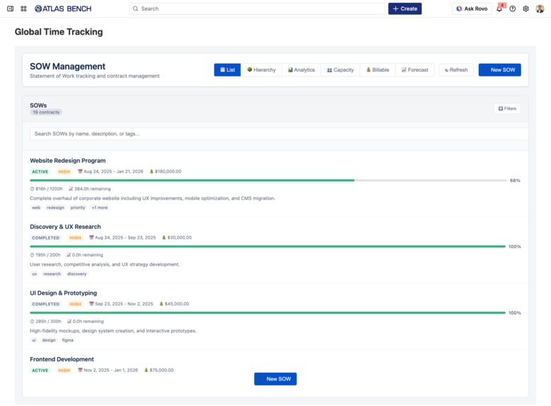 Client Project Manager for Jira – screenshot 2
