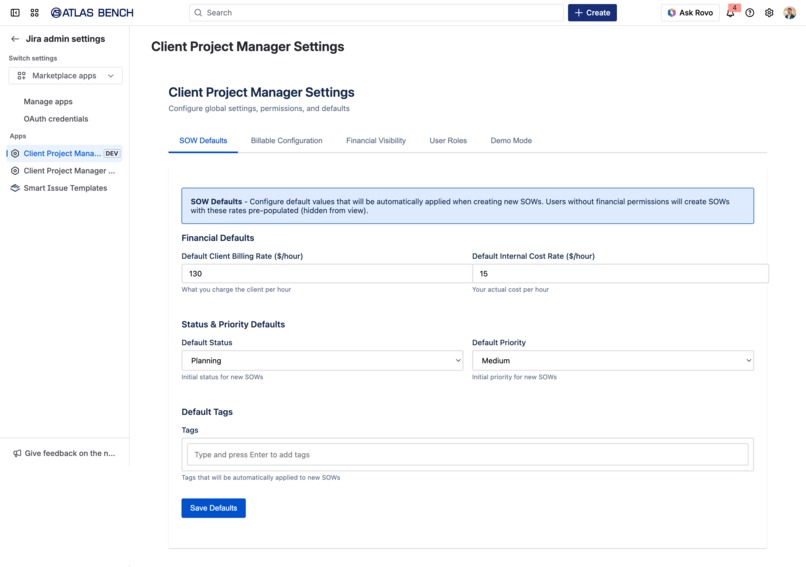 Client Project Manager for Jira – screenshot 11
