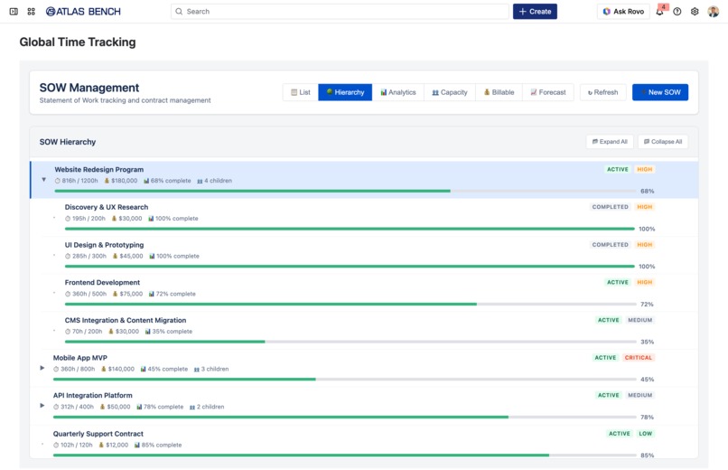 Client Project Manager for Jira – screenshot 3