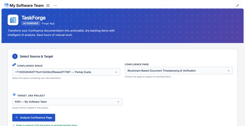 TaskForge – screenshot 1