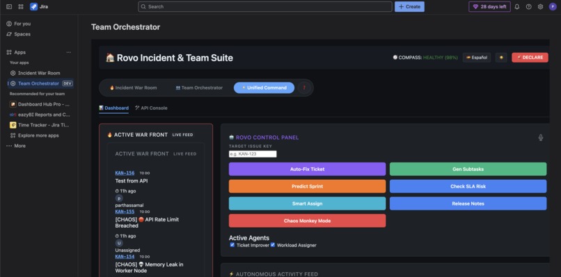 Rovo Autonomous Team Orchestrator – screenshot 2