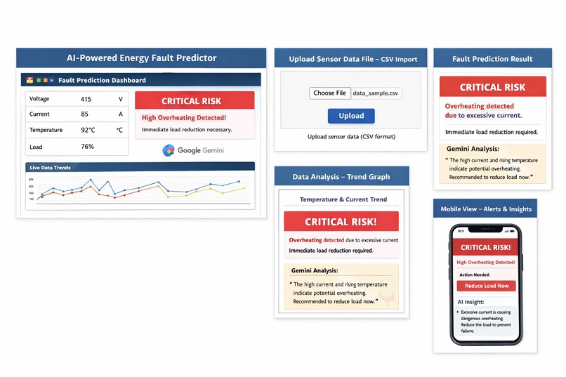 AI-Powered Electrical Machines Fault Predictor – screenshot 1