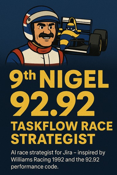 9th Nigel 92.92 / 1992 – TaskFlow Race Strategist – screenshot 1