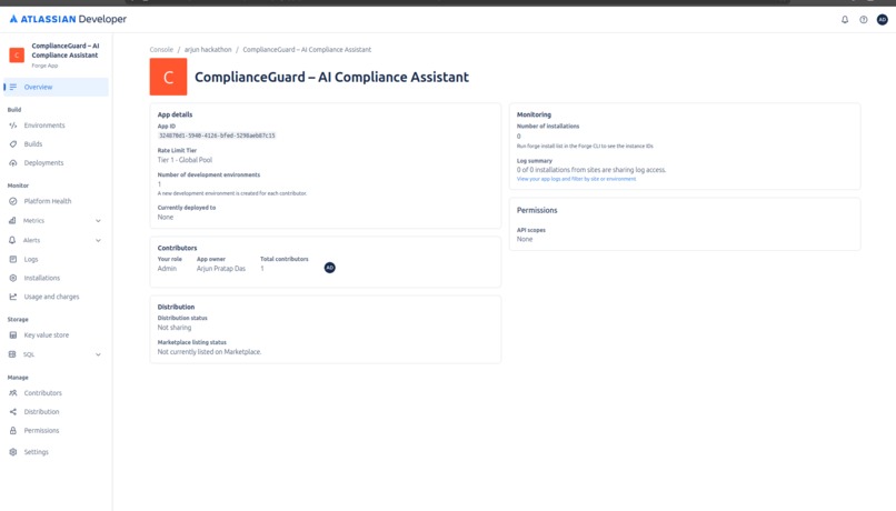       ComplianceGuard – AI Compliance Assistant – screenshot 2