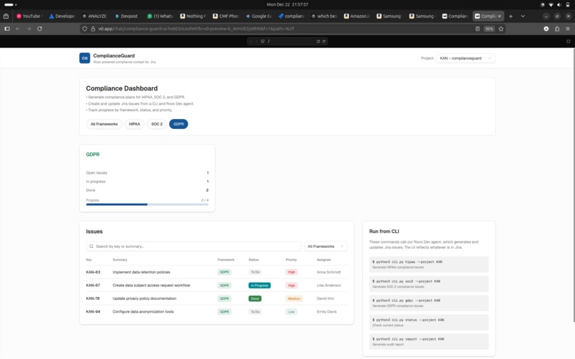       ComplianceGuard – AI Compliance Assistant – screenshot 5