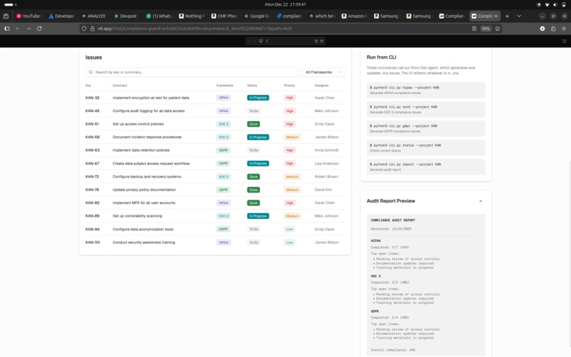       ComplianceGuard – AI Compliance Assistant – screenshot 6