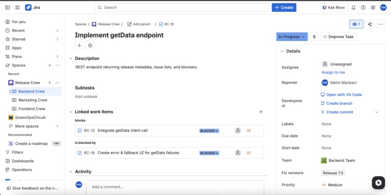 Release Crew AI – screenshot 2
